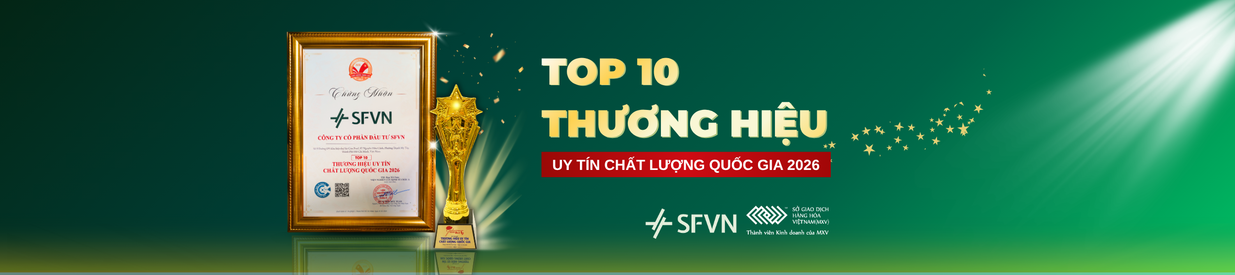 Top 10 thương hiệu uy tín chất lượng quốc gia 2026